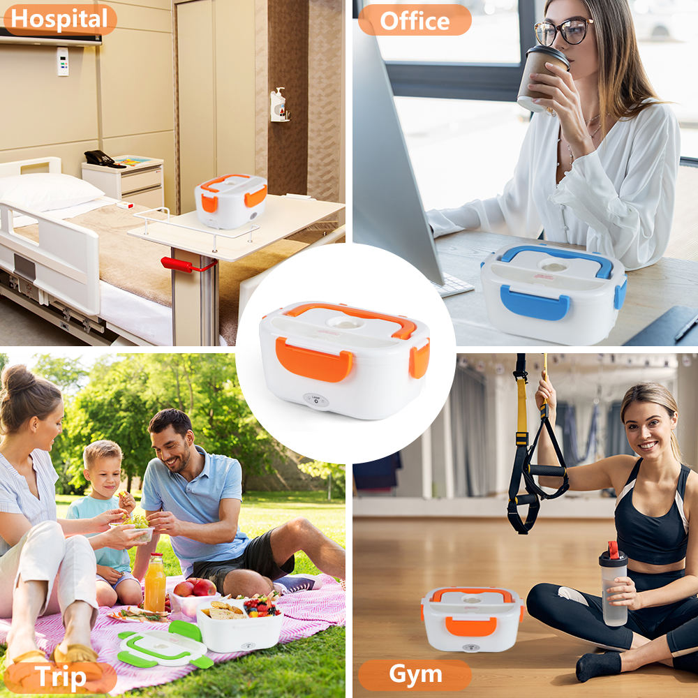 WONDERFUL Electric Lunch Box Food Heater Home Portable Lunch Box