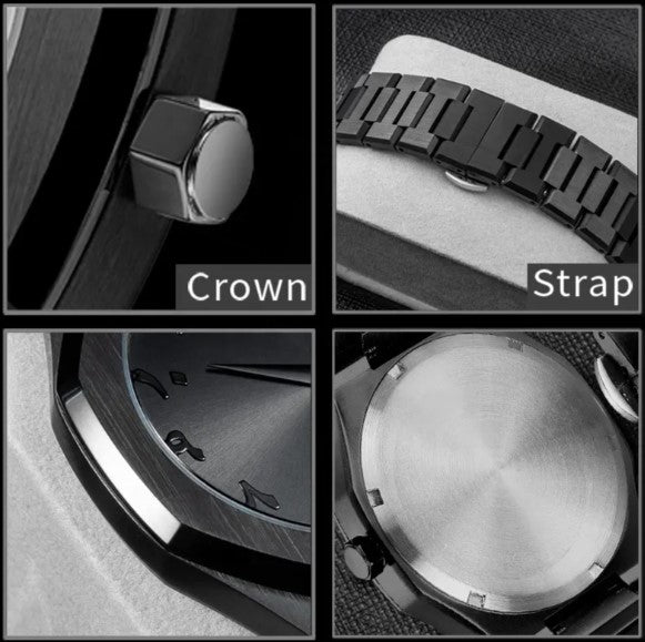 Steel Luxury Mens Quartz Watch
